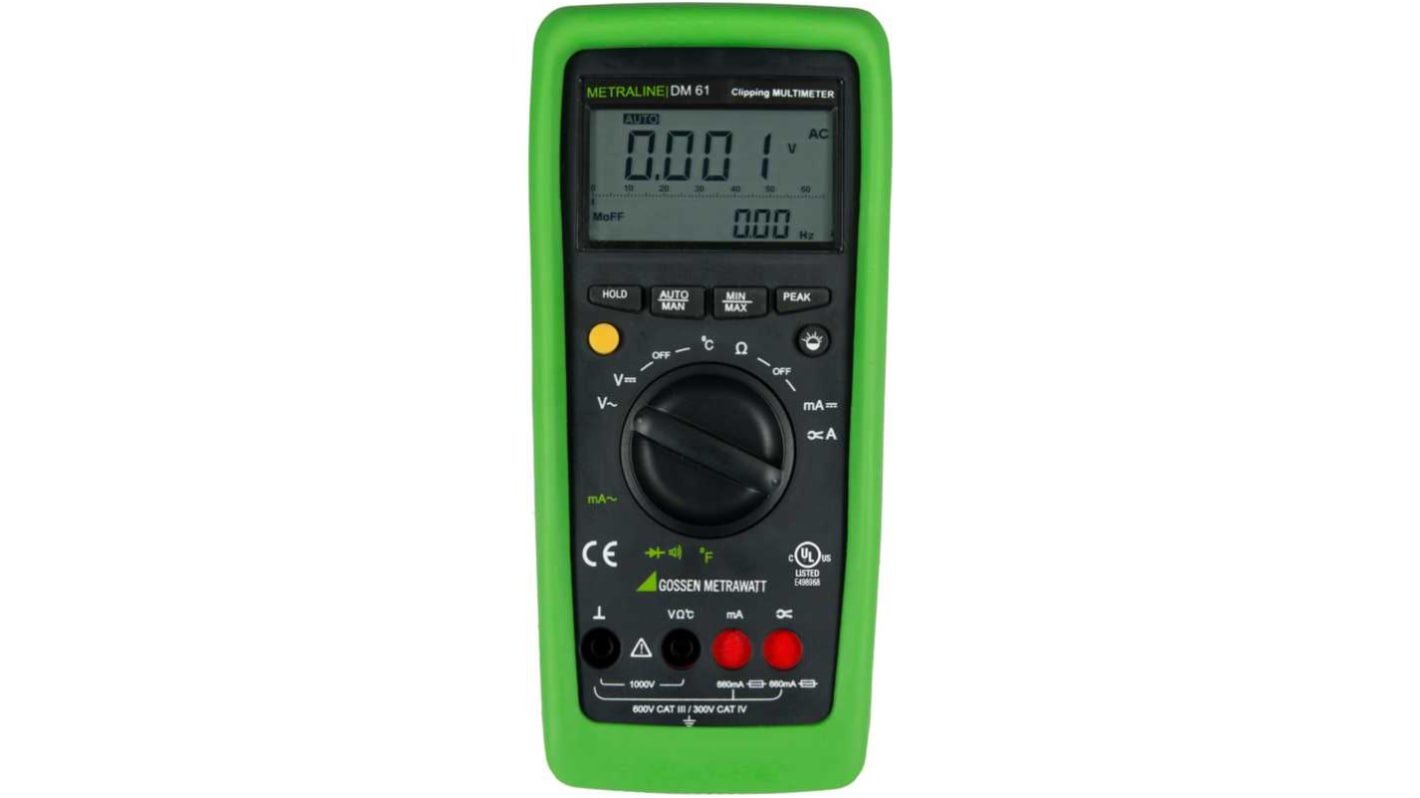 Gossen METRALINE DM 41 HandDigital Multimeter 1000V ac / 660mA ac, 100 mΩ - 60 MΩ