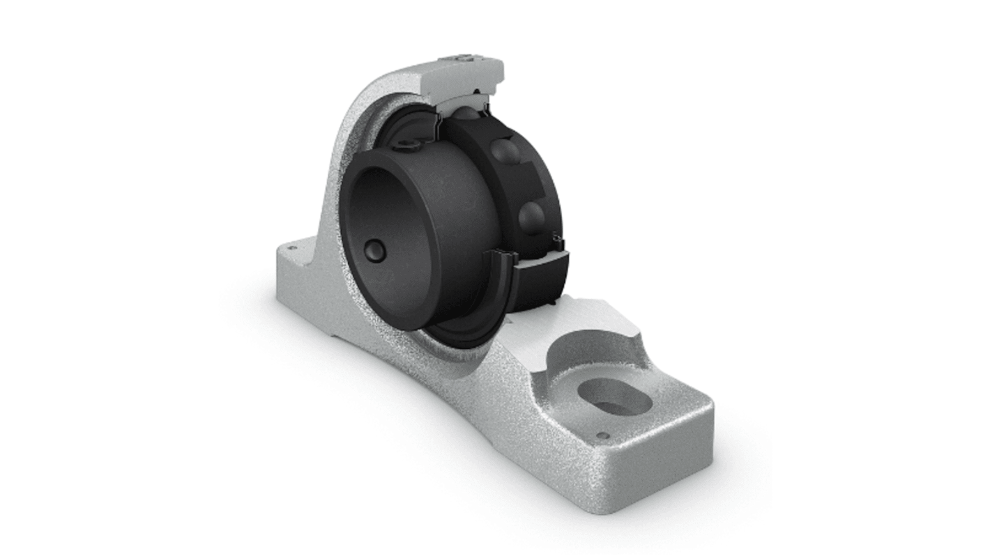 Soporte de pie con rodamiento SKF, Ø int. 40mm, dim. 175mm