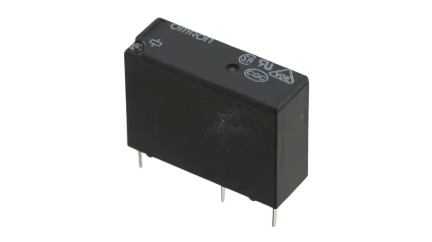 Omron PCB Mount Power Relay, 5V dc Coil, 3A Switching Current, SPST