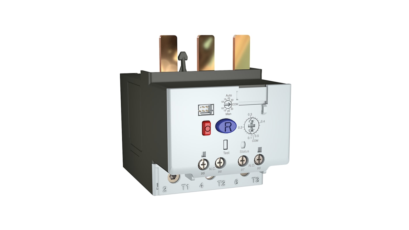 Relé de sobrecarga Rockwell Automation Bulletin, 1NC + 1NA, 20 → 100 A