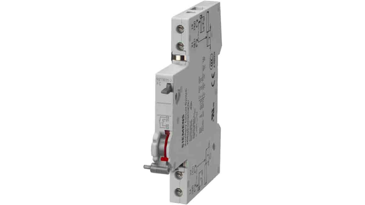 Segnalazione guasto Siemens, 2 contatti, 2 NA, per guida DIN, serie 5ST3