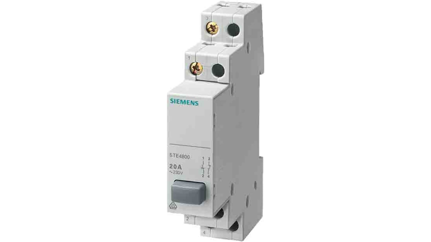 Siemens SENTRON 5TE4 Geräteschutzschalter Drucktaste, 230V (Volts) / 20A