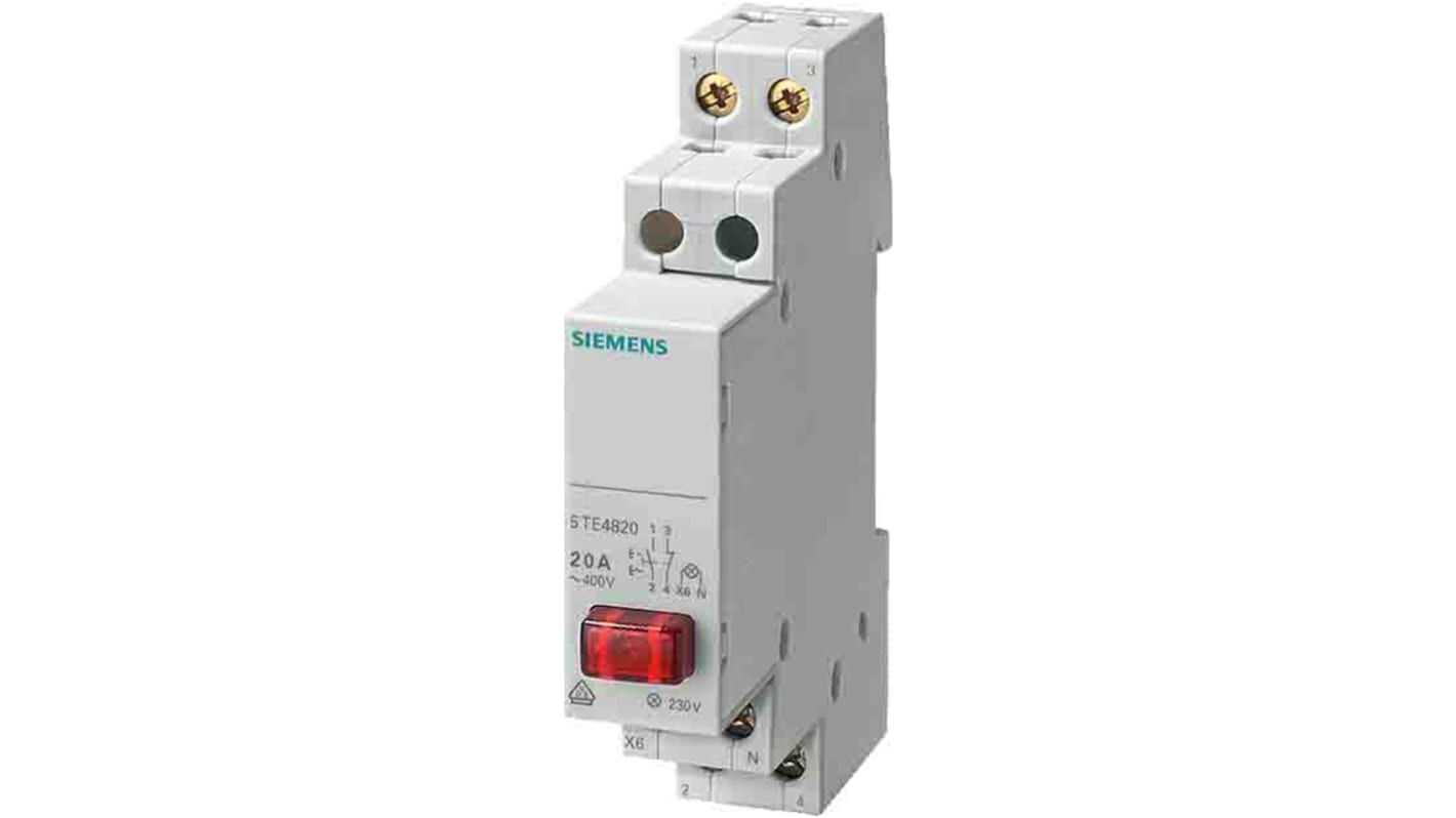 Siemens SENTRON 5TE4 Geräteschutzschalter Drucktaste, 400V (Volts) / 20A