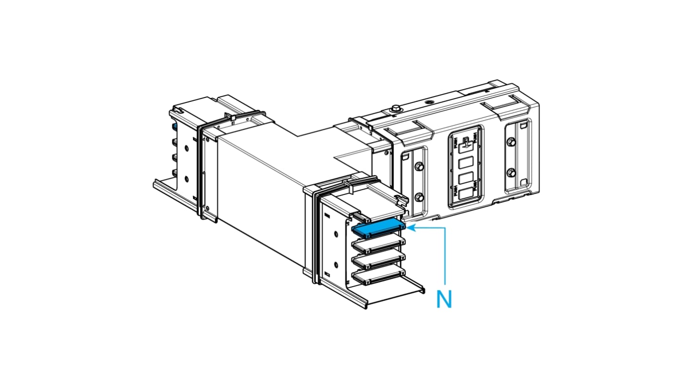 Schneider Electric Tee Elbow Busbar Trunking, 1000A, Canalis KS Series