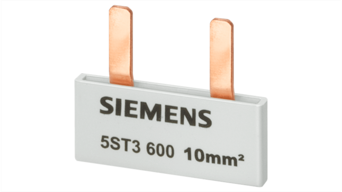 Siemens 5ST Sammelschiene, 1 -phasig 63A, Kupfer, 18mm Raster, SENTRON Reihe