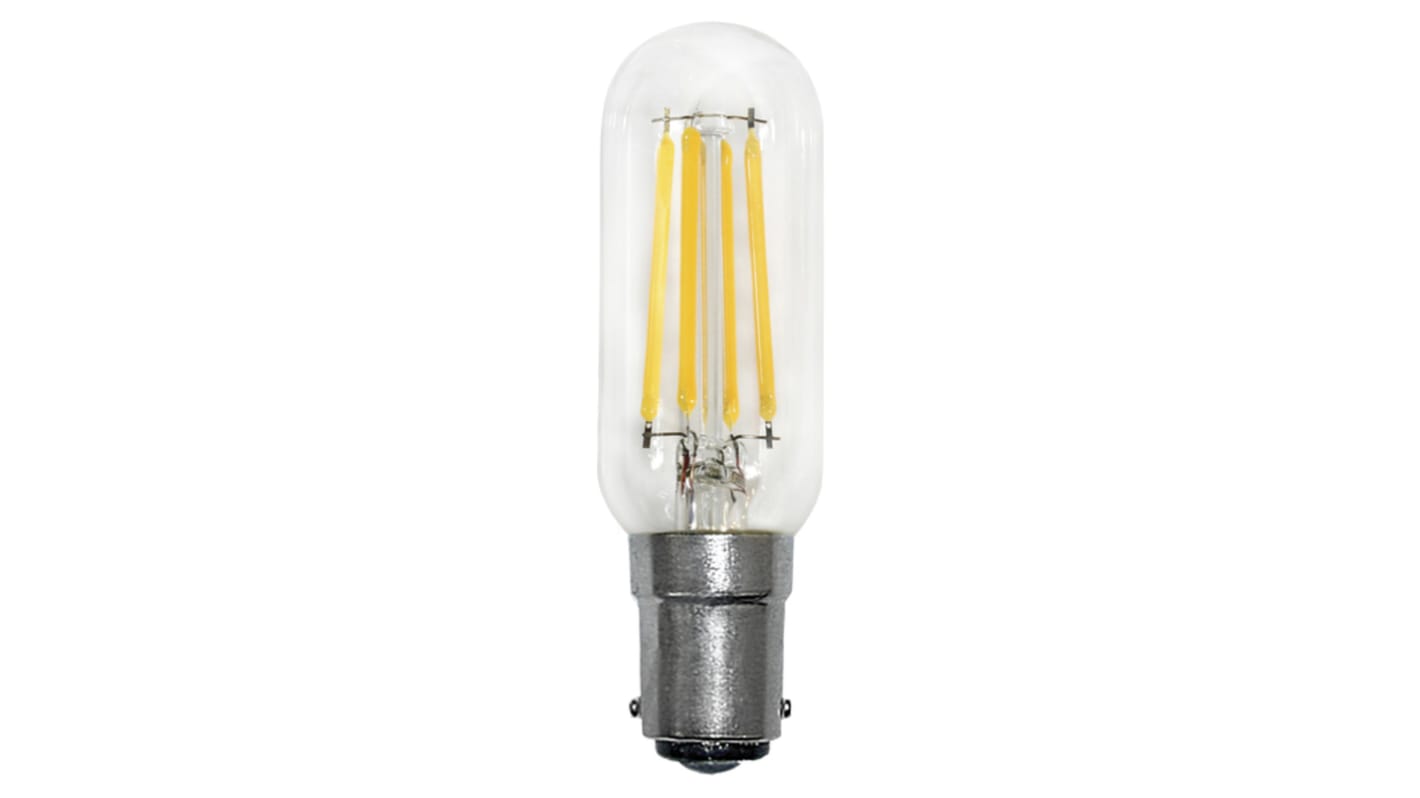 Bombilla LED, forma tubular Orbitec, LED LAMPS - tubes and pear forms, 230 V, 4 W, casquillo BA15d, Blanco Cálido,