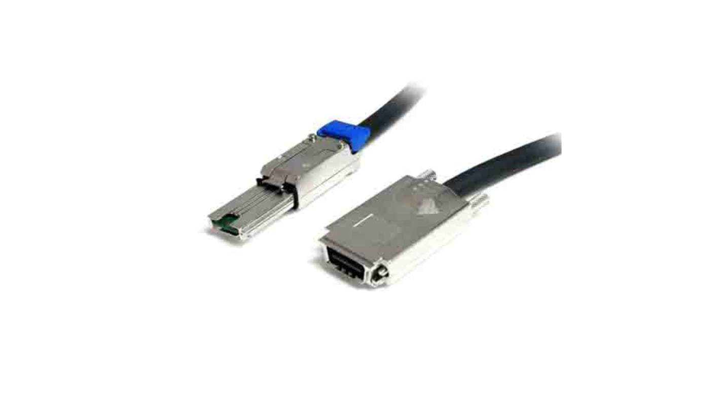 StarTech.com ISAS88 SCSI-Kabel Infiniband / Stecker, Externer Mini-SAS / Stecker, 2m, Rändelschraube