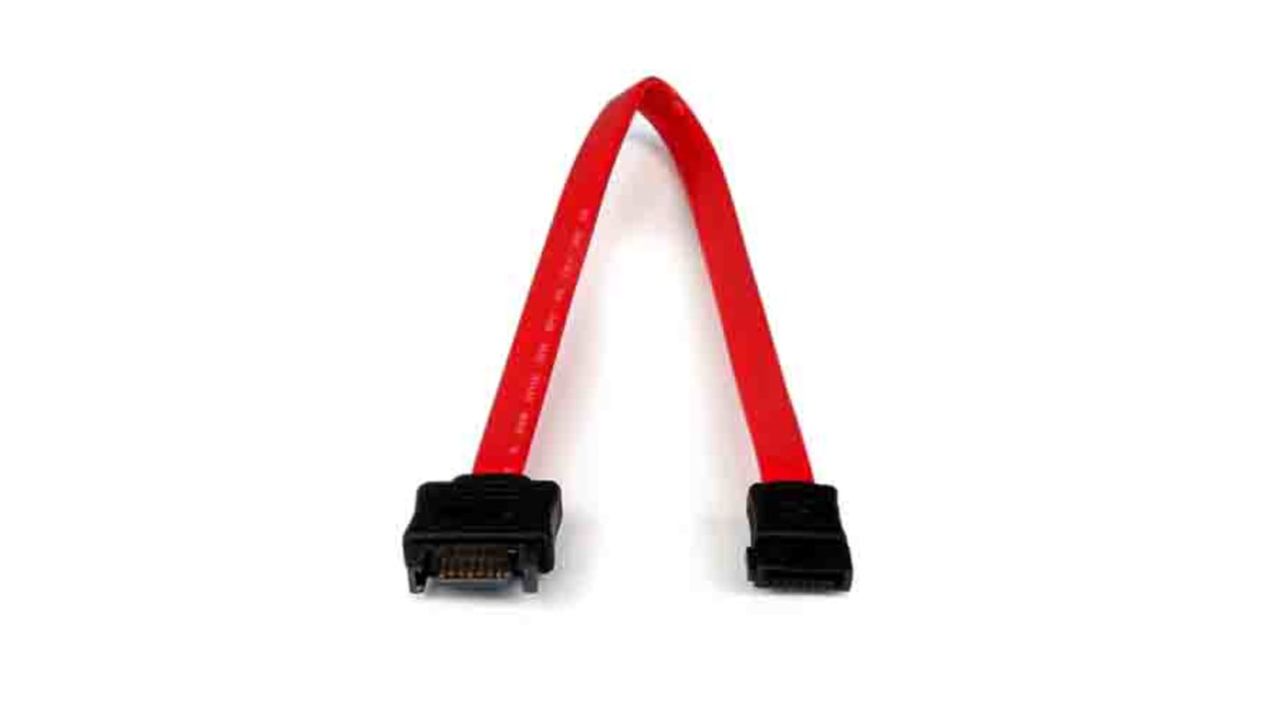 Cable SATA StarTech.com, con. A: Datos SATA Macho de 7 vías, con. B: Datos SATA Hembra de 7 vías, long 300mm