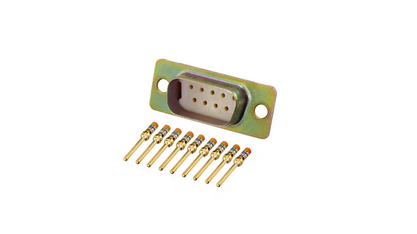 Mil Spec 9 P D-Sub Plug Male Pins