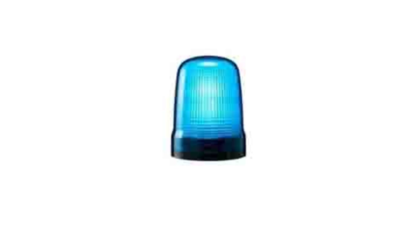 Patlite SL Series Blue Sounder Beacon, 100 →240 VAC, IP66, Base Mount