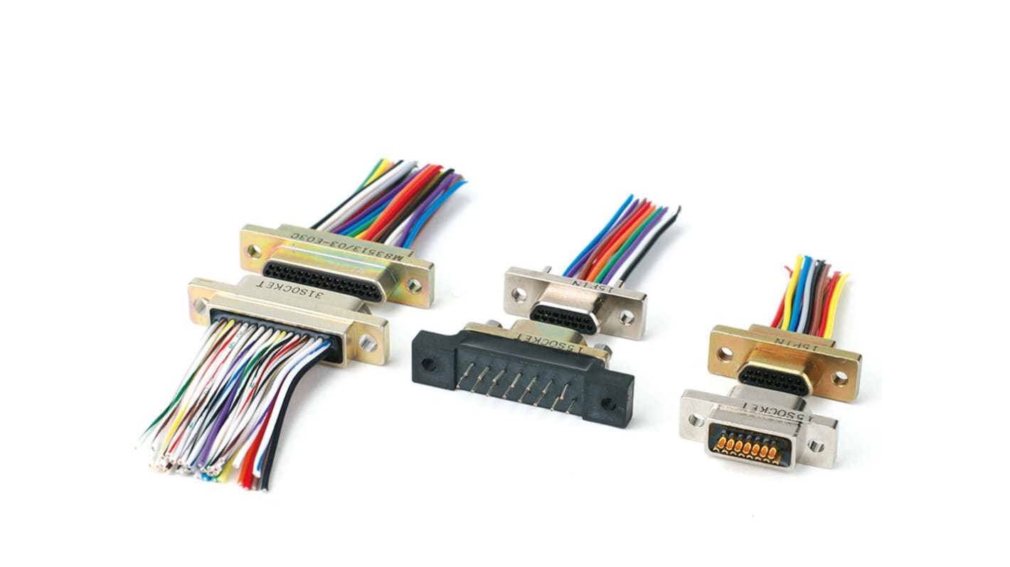 Connecteur Sub-D Mâle Amphenol Canada 9 voies Droit