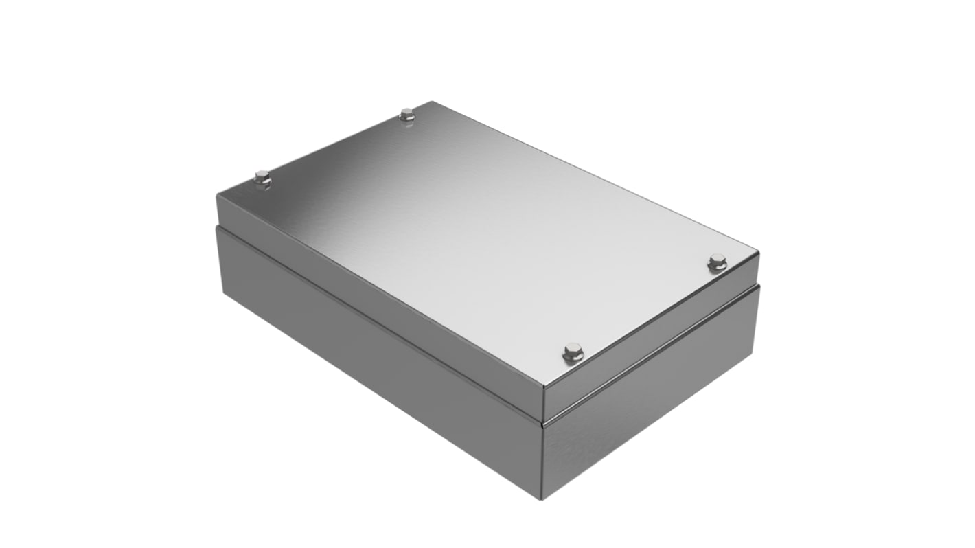 RS PRO Steel 304 Stainless Steel General Purpose Enclosure, IP66, IP69