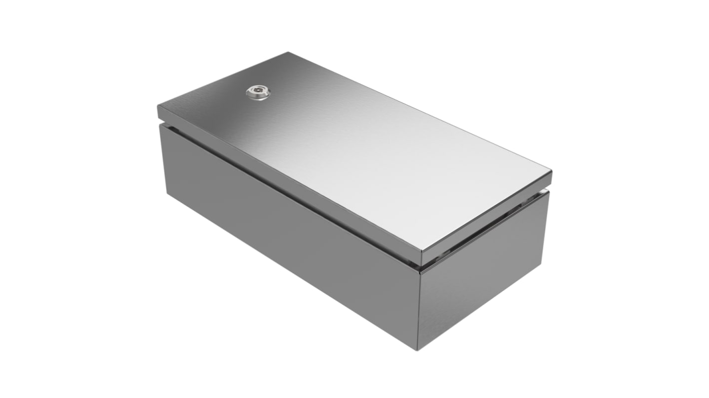 RS PRO 304 Stainless Steel Wall Box, IP66, IP69, 200 mm x 400 mm