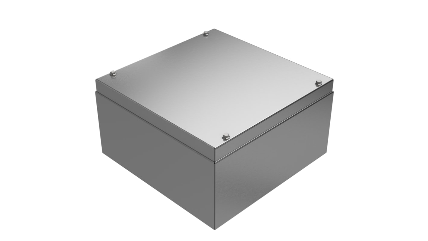 Caja de uso general RS PRO de Acero inoxidable 304 Acero, IP66, IP69