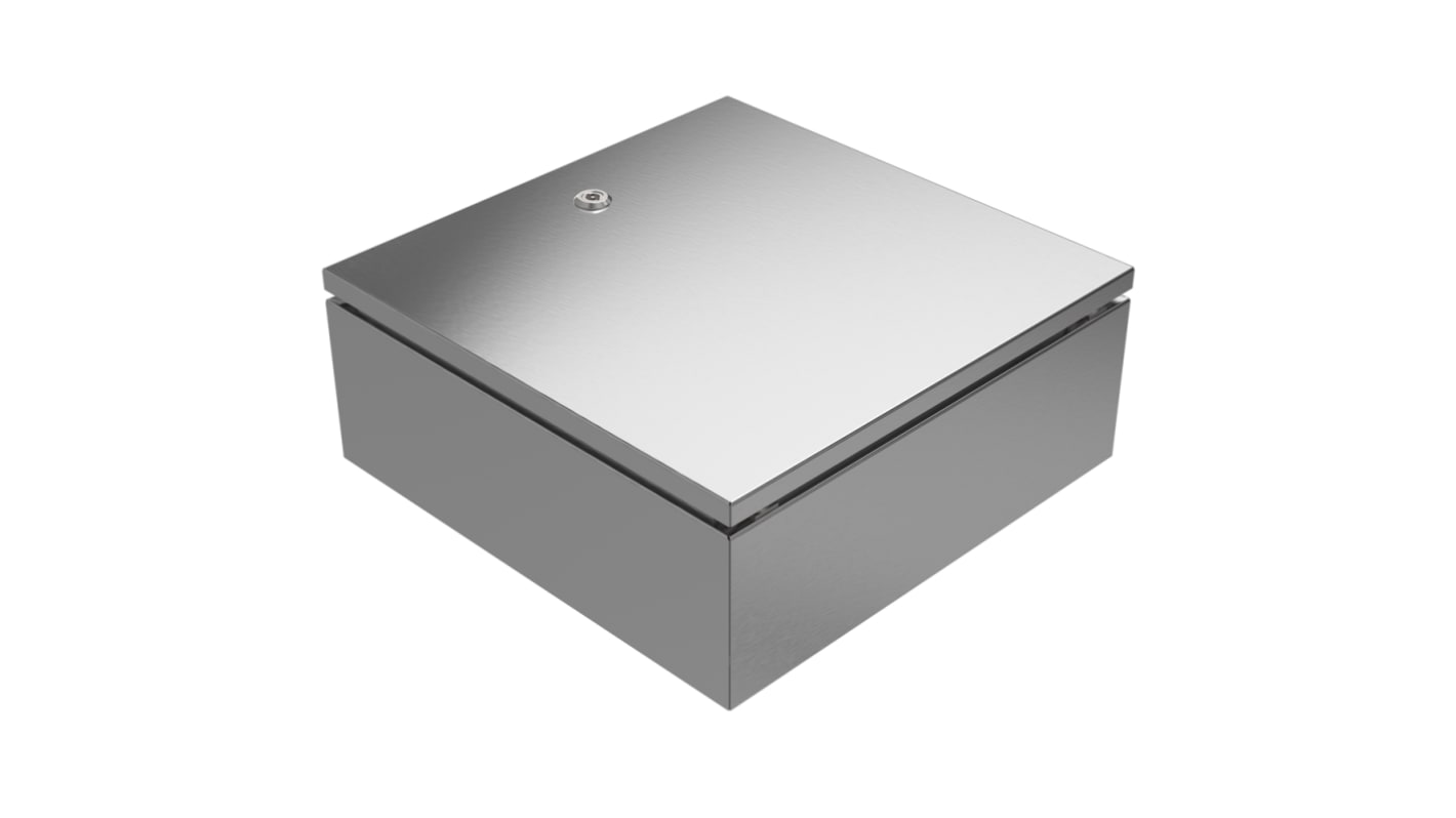 RS PRO 304 Stainless Steel Wall Box, IP66, IP69, 400 mm x 400 mm