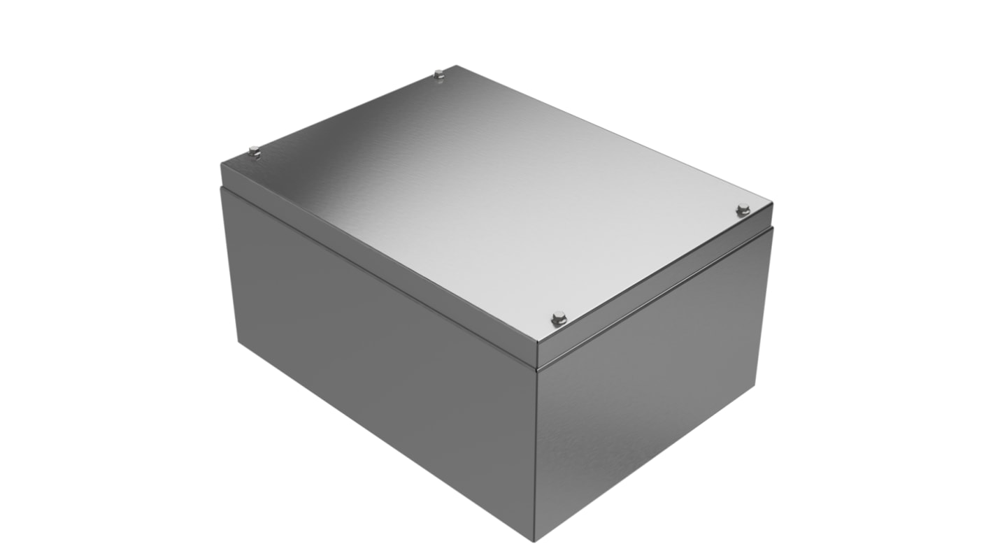 RS PRO Steel 304 Stainless Steel General Purpose Enclosure, IP66, IP69 RS