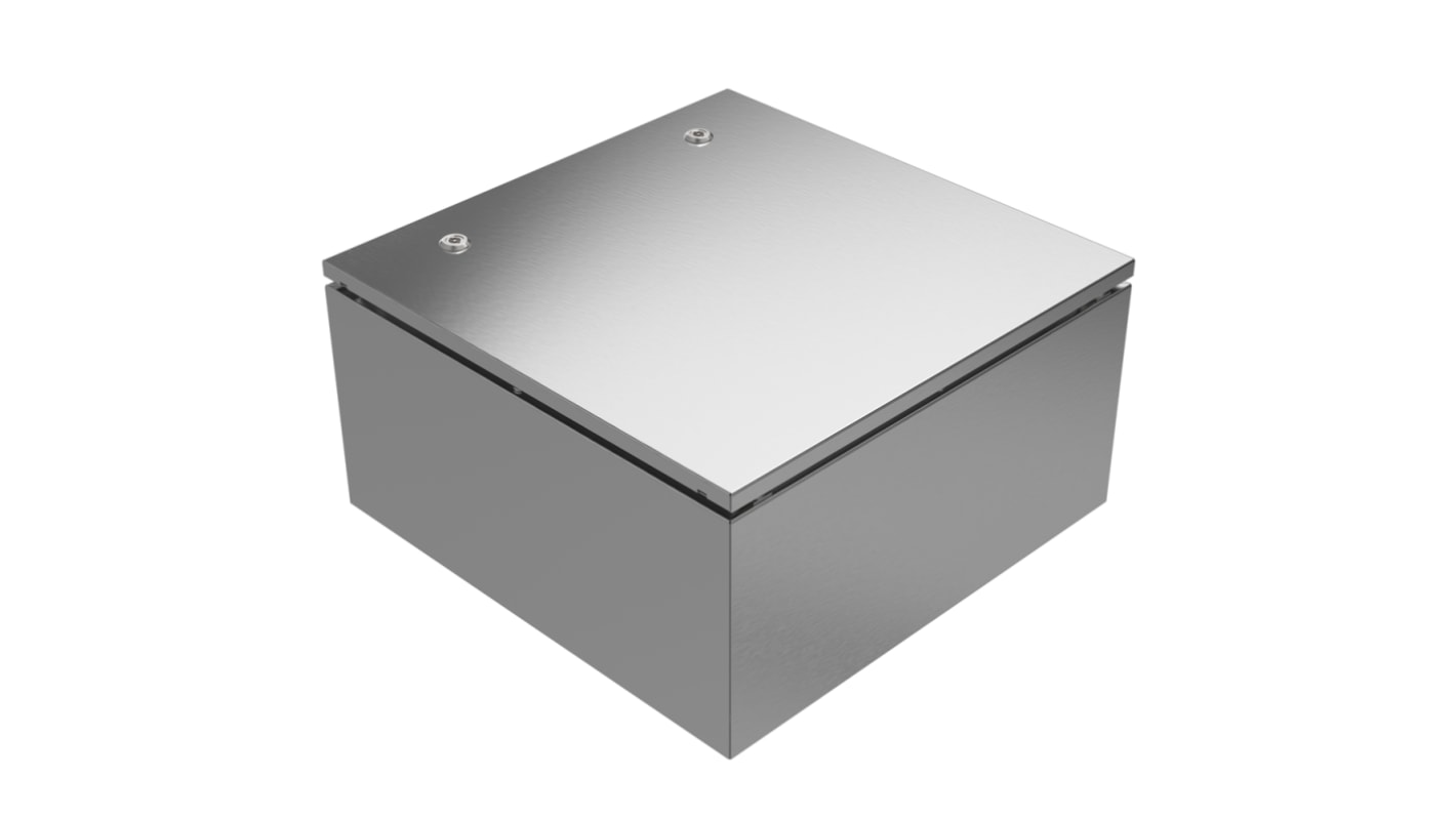 RS PRO 304 Stainless Steel Wall Box, IP66, IP69, 500 mm x 500 mm