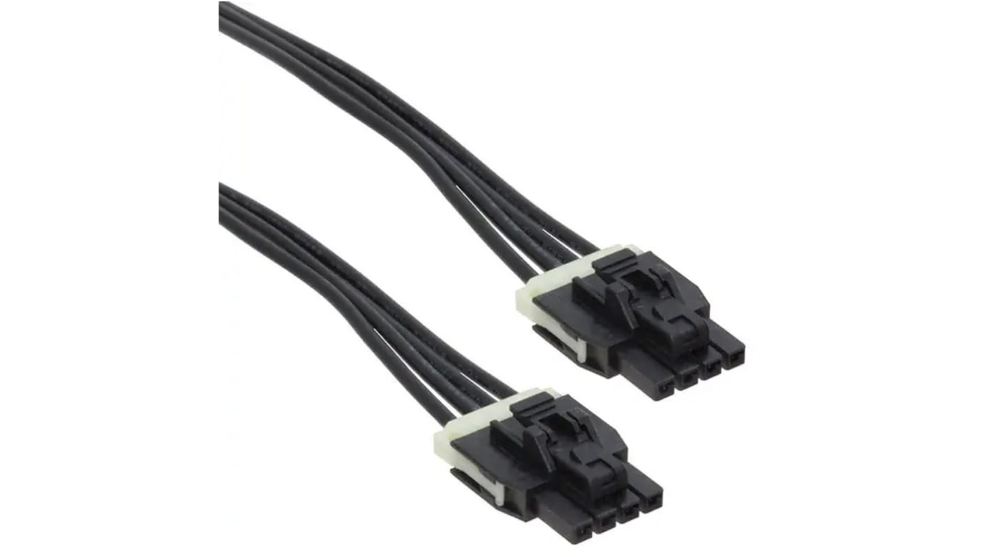 Molex 4 Way Female Nano-Fit to 4 Way Female Nano-Fit Wire to Board Cable, 300mm