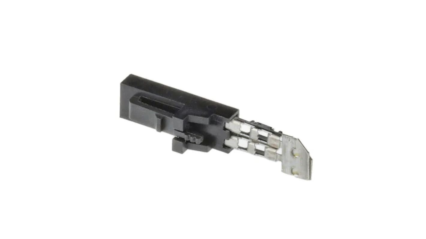 Boîtier de connecteur à sertir Femelle, 2 contacts 1 rang , pas 2.54mm, Droit, série 70400