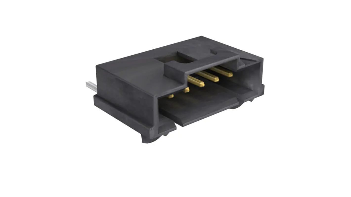 Conector macho para PCB Ángulo de 90° Molex serie SL de 6 vías, 1 fila, paso 2.54mm, Montaje Superficial