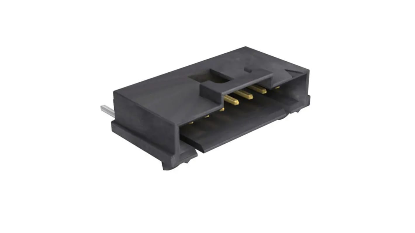 Conector macho para PCB Ángulo de 90° Molex serie SL de 8 vías, 1 fila, paso 2.54mm, Montaje Superficial