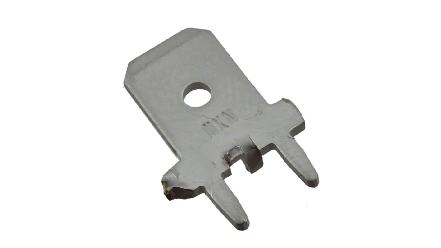 Molex 19705 Uninsulated Male Spade Connector, PCB Tab, 6.35 x 0.81mm Tab Size