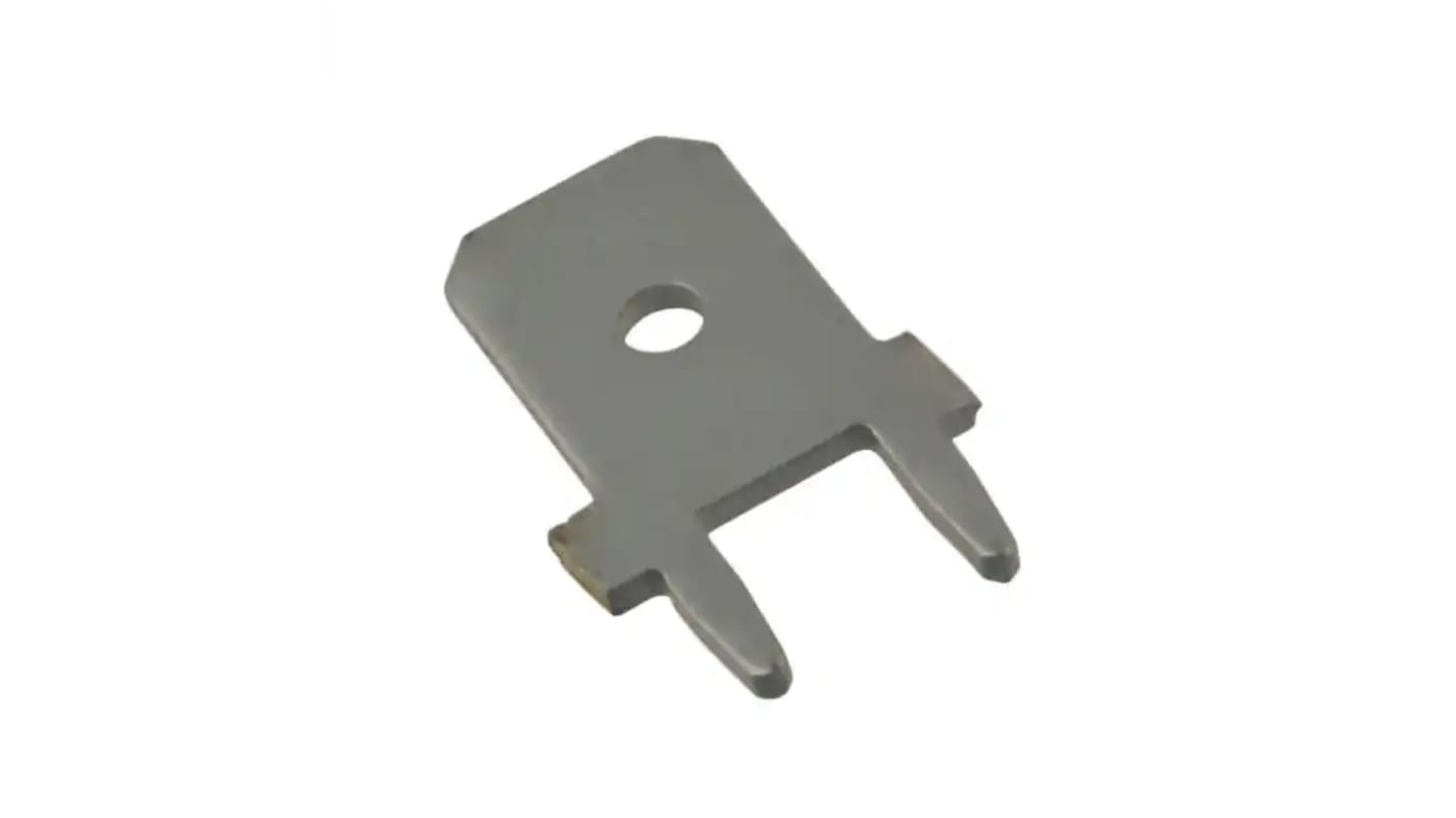 Molex 19705 Uninsulated Male Spade Connector, PCB Tab, 6.35 x 0.81mm Tab Size