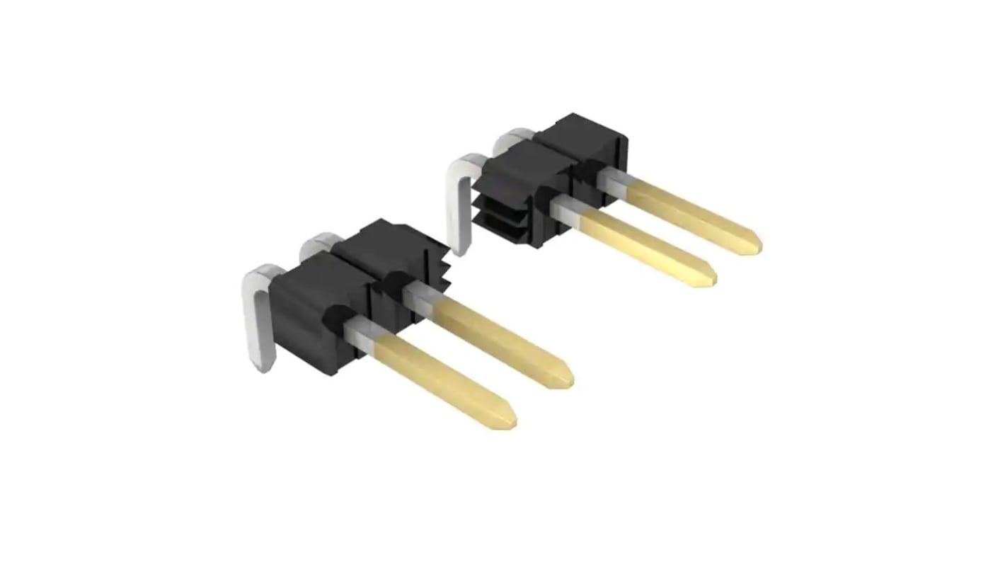 Molex KK 254 Stiftleiste gewinkelt, 12-polig / 1-reihig, Raster 2.54mm, Nicht ummantelt