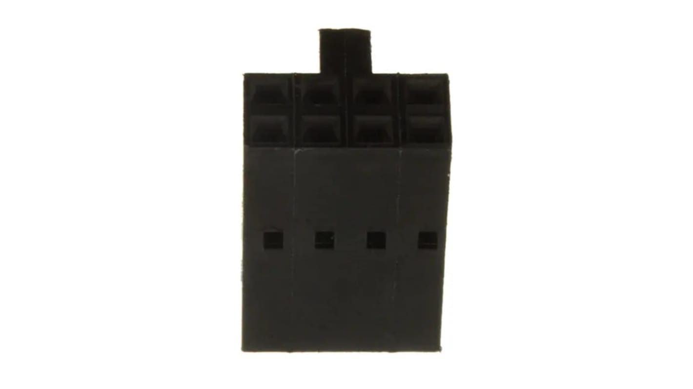 Molex, 70450 Female Crimp Connector Housing, 2.54mm Pitch, 8 Way, 2 Row