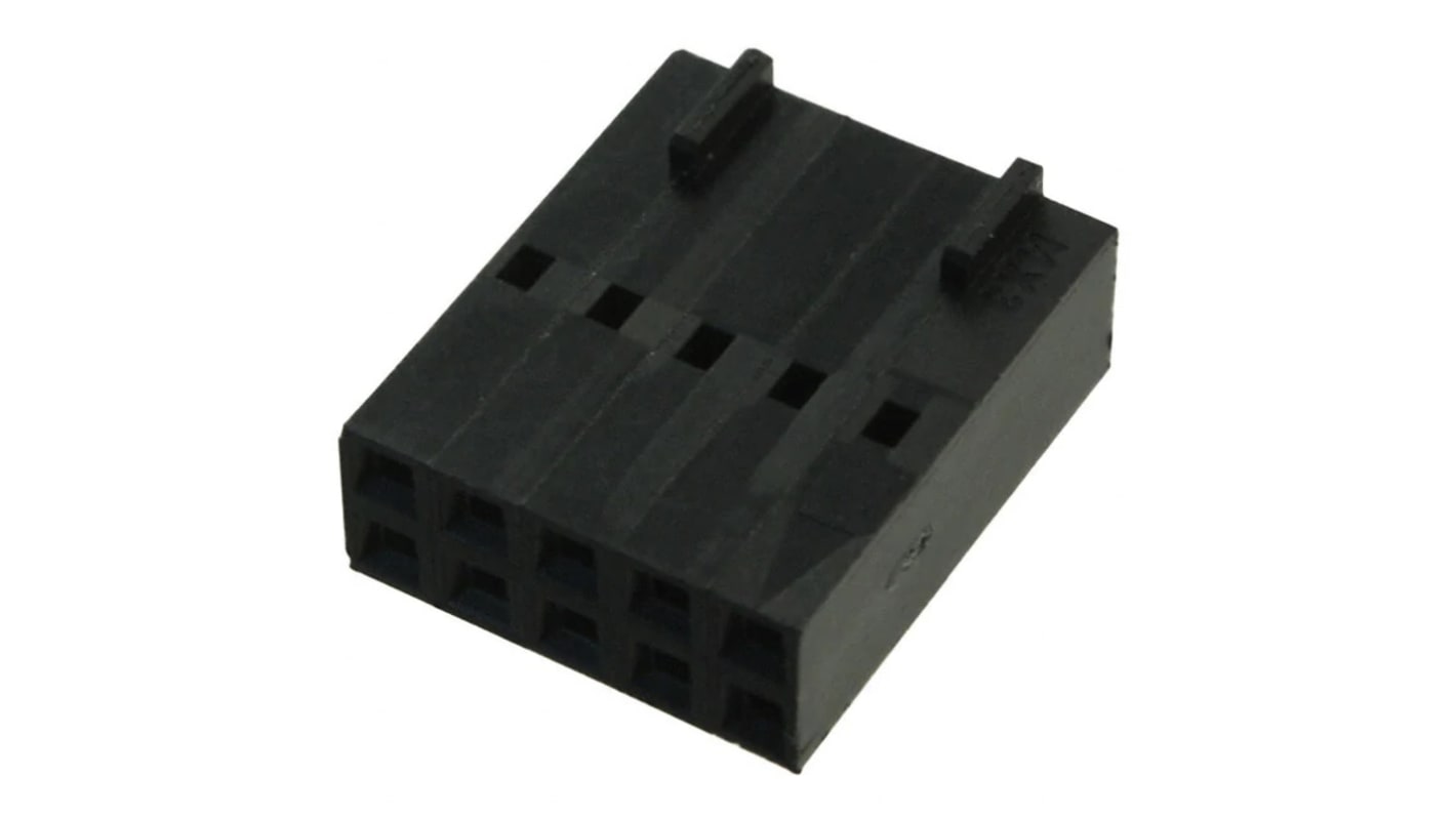 Molex 70450 Crimpsteckverbinder-Gehäuse Buchse 2.54mm, 10-polig / 2-reihig Gerade