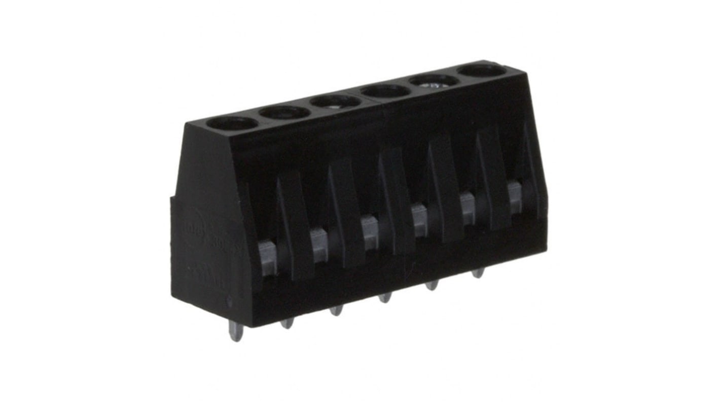 5.08MM EUROBLOCK PC VERT BLK 6CKT