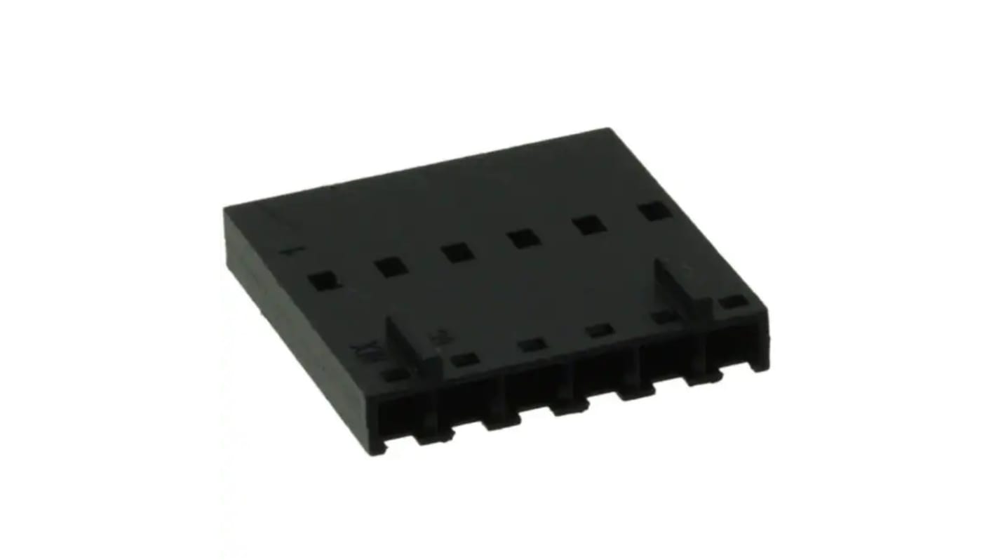 Molex 70066 Crimpsteckverbinder-Gehäuse Buchse 2.54mm, 6-polig / 1-reihig Gerade