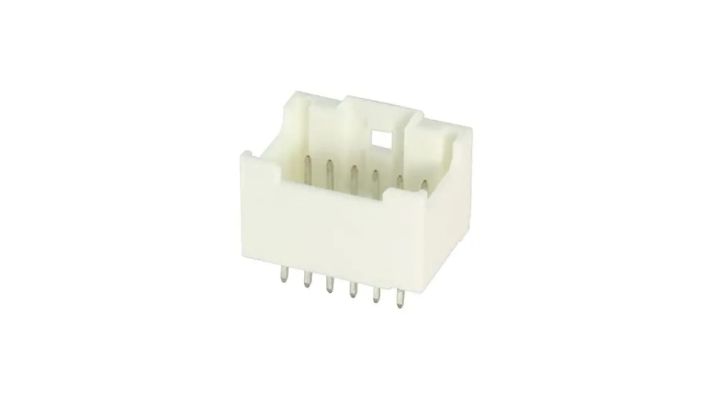 Molex MicroClasp Series Vertical PCB Header, 12 Contact(s), 2.0mm Pitch, 2 Row(s), Shrouded