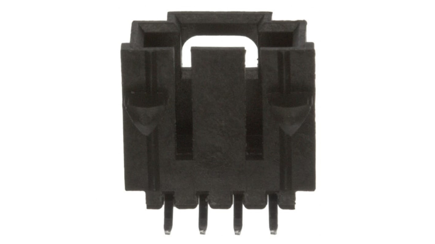 Conector macho para PCB Ángulo de 90° Molex serie SL de 4 vías, 1 fila, paso 2.54mm