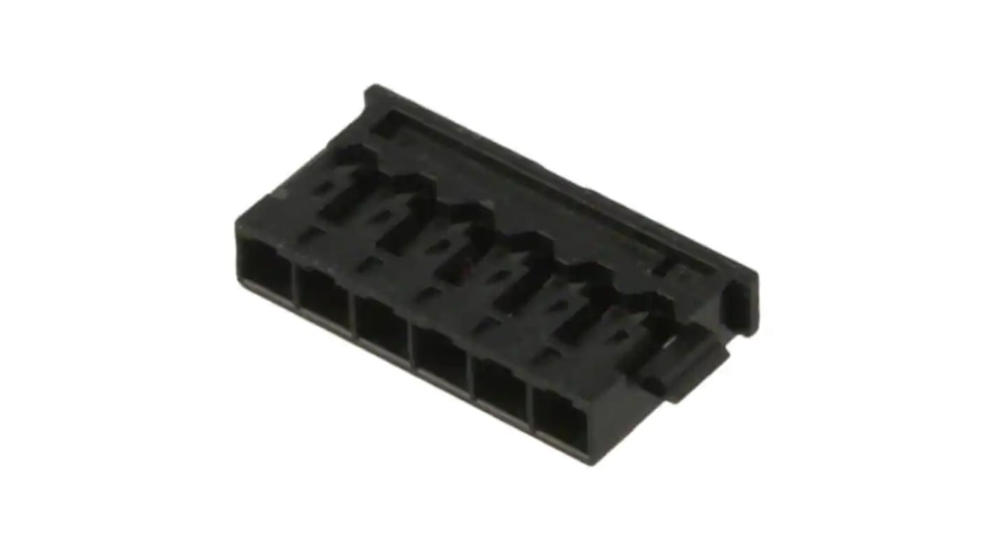 Corpo connettore Molex Femmina, 6 vie, 1 fila, passo 1.2mm