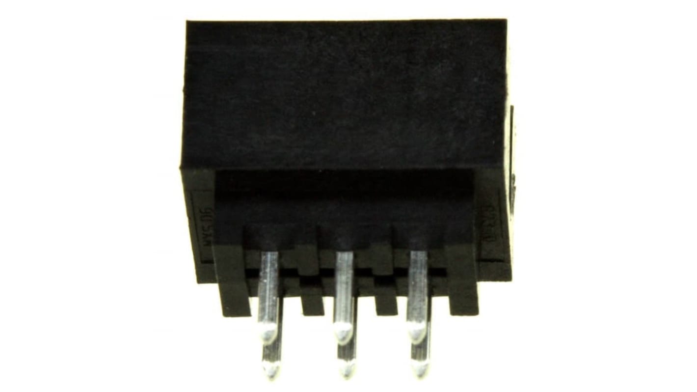 Molex Milli-Grid Leiterplatten-Stiftleiste, 6-polig / 2-reihig, Raster 2.0mm, Ummantelt