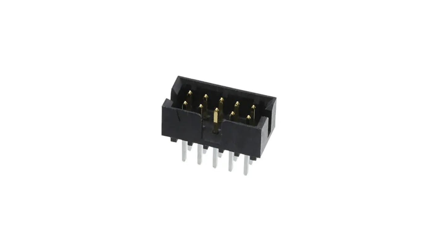 Molex Milli-Grid Leiterplatten-Stiftleiste, 10-polig / 2-reihig, Raster 2.0mm, Ummantelt