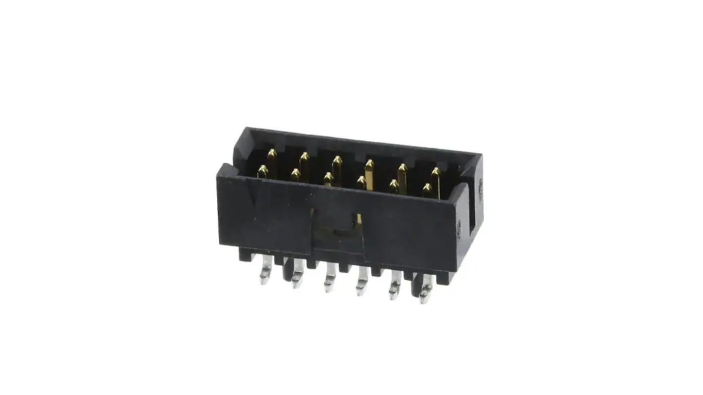 Molex Milli-Grid Series Surface Mount PCB Header, 12 Contact(s), 2.0mm Pitch, 2 Row(s), Shrouded