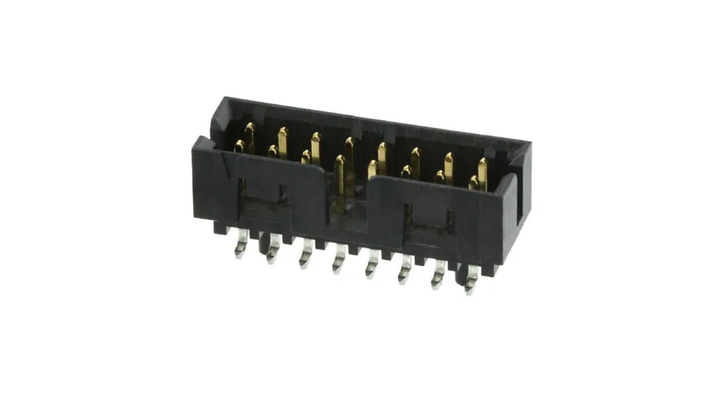Molex Milli-Grid Series Surface Mount PCB Header, 16 Contact(s), 2.0mm Pitch, 2 Row(s), Shrouded