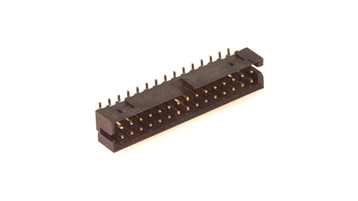 Molex Milli-Grid Series Surface Mount PCB Header, 30 Contact(s), 2.0mm Pitch, 2 Row(s), Shrouded