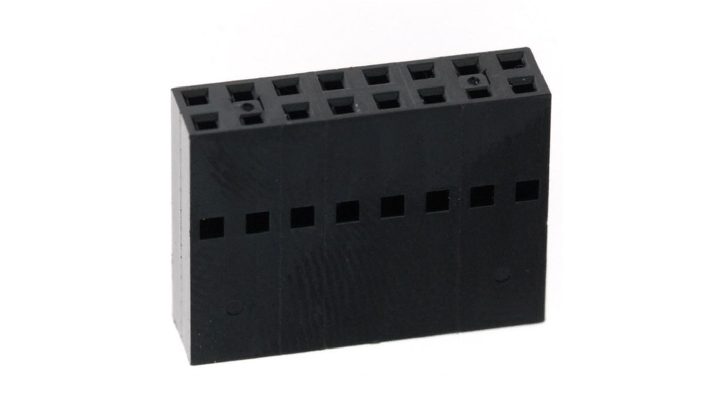 Molex, 90143 Female Crimp Connector Housing, 2.54mm Pitch, 16 Way, 2 Row