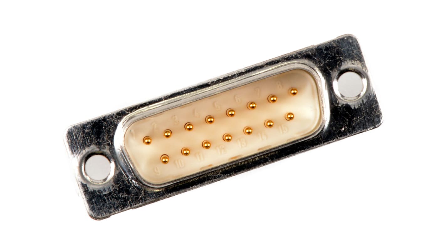 Conector D-sub FCT from Molex, Serie 172704, paso 2.84mm, Recto, Hembra