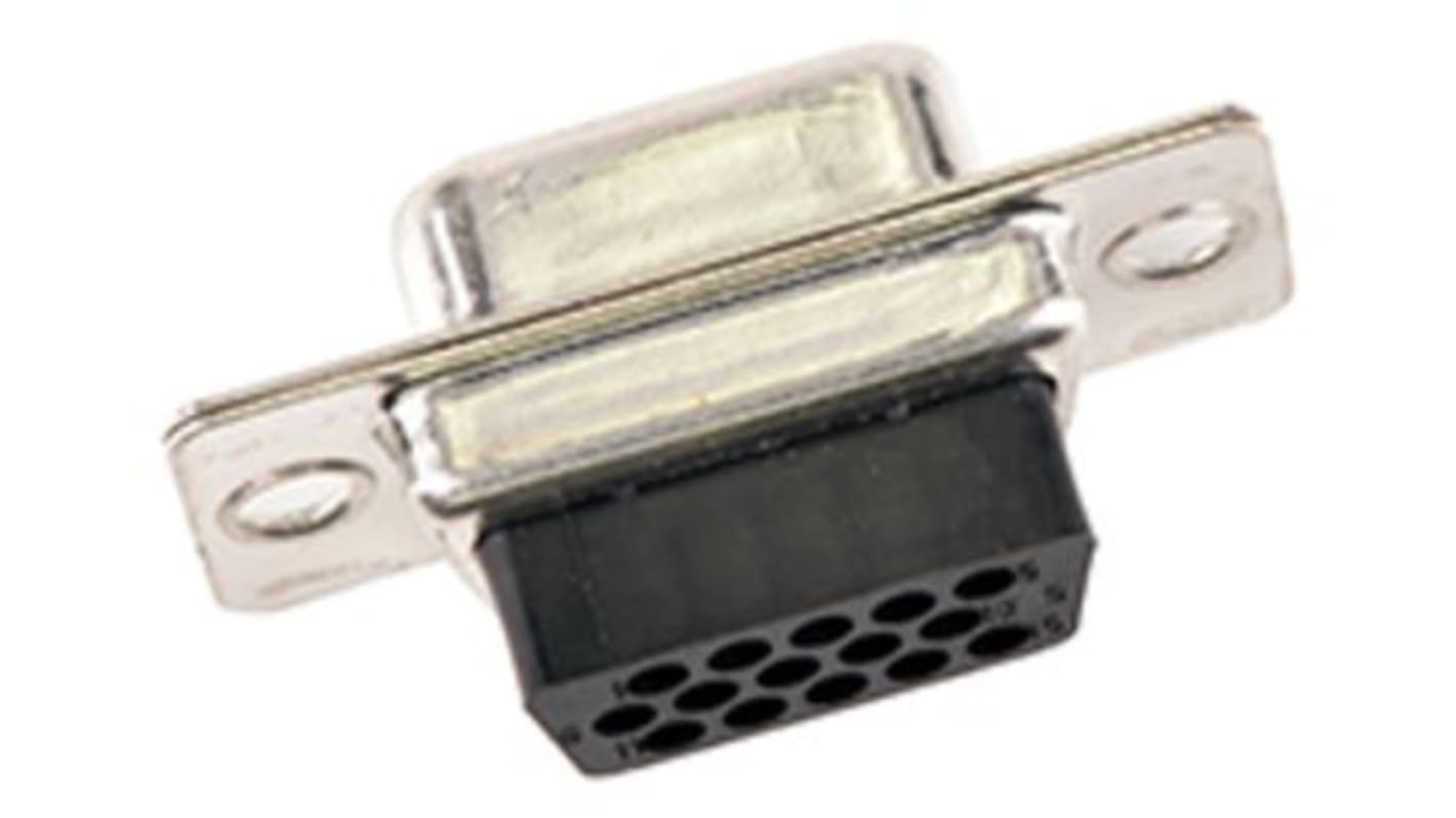 FCT from Molex 173109 15 Way Panel Mount D-sub Connector Socket, 1.98mm Pitch