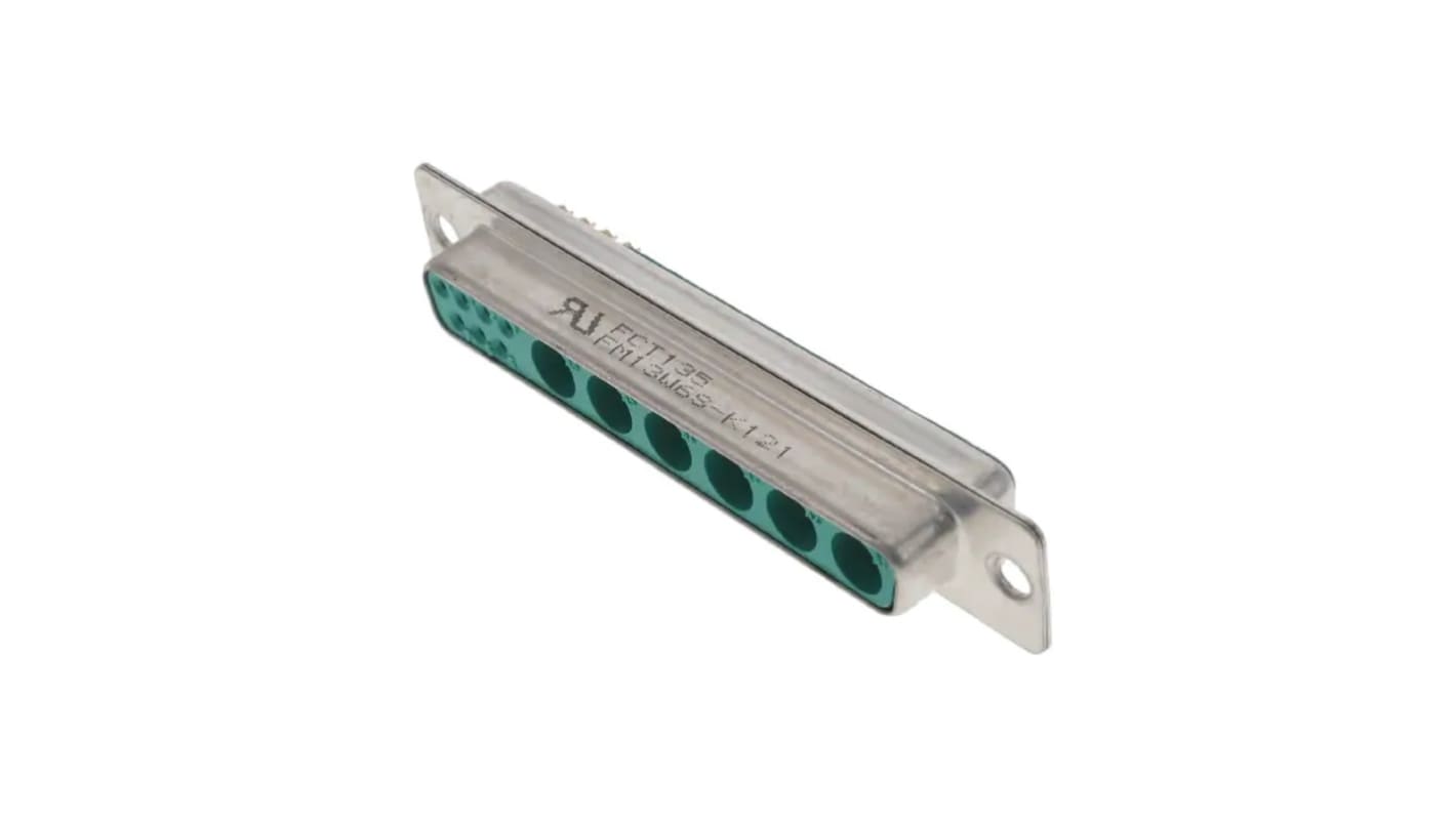 Conector D-sub FCT from Molex, Serie 173107, Recto, Montaje de Cable, Hembra, con Roscado