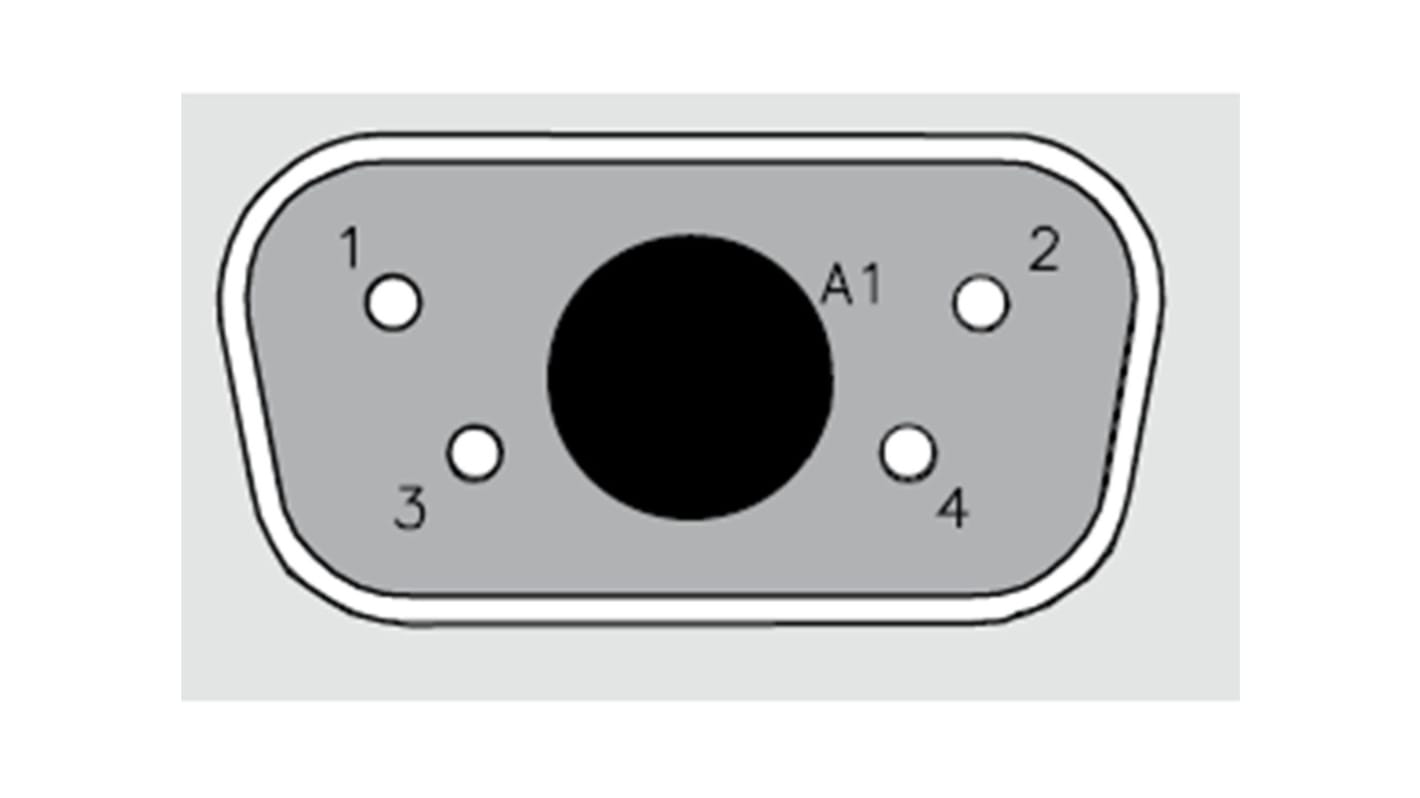 FCT from Molex D-sub csatlakozó 173107 sorozat 2.84mm távolság, Egyenes, Panelre szerelhető, Nő