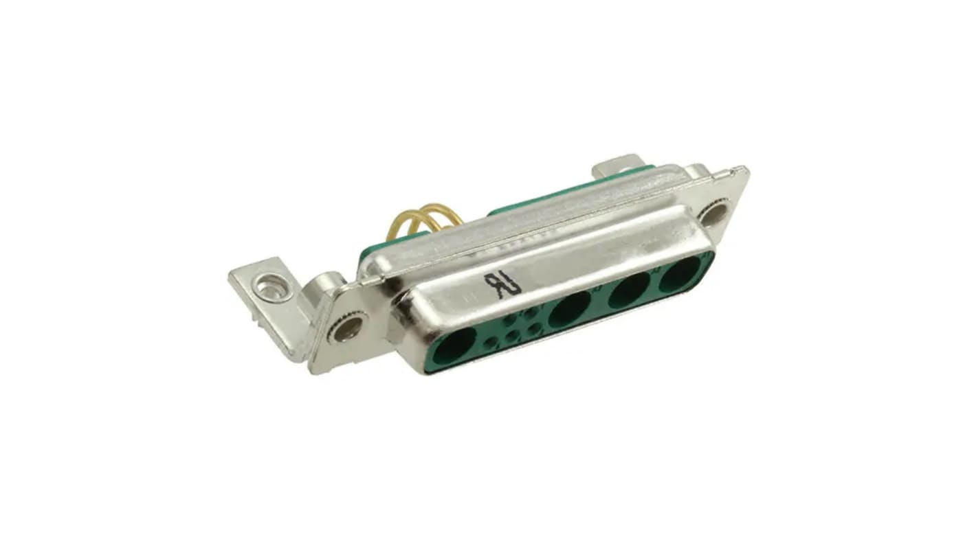 Conector D-sub FCT from Molex, Serie 173107, Ángulo de 90° , Montaje en orificio pasante, Hembra