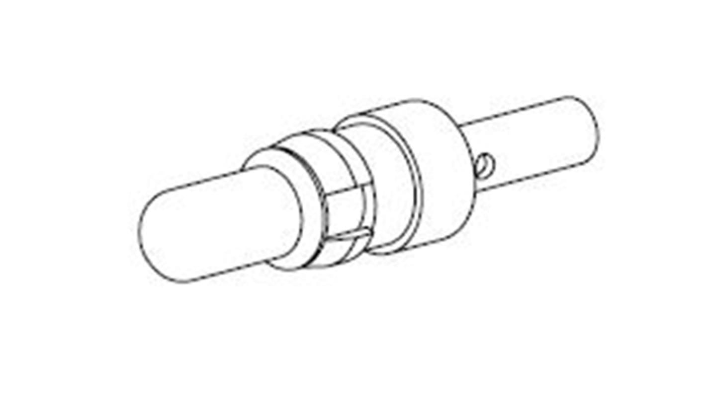 FCT from Molex 172704 Sub-D Steckverbinderkontakt, Stecker, Crimpanschluss, Kupferlegierung, Gold über Nickel, 16