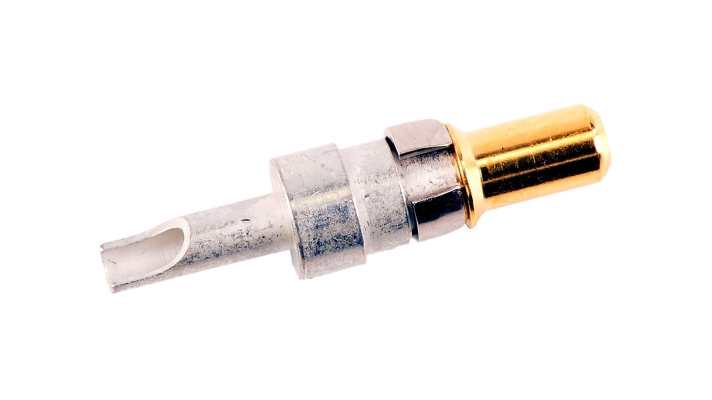 FCT from Molex, 173112 Series, Male Crimp D-sub Connector Contact, Gold over Nickel, 16 → 200 AWG