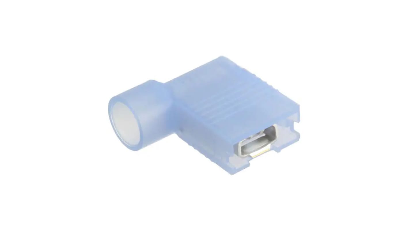 Molex 19007 Blue Insulated Female Spade Connector, Flag Terminal, 4.75 x 0.81mm Tab Size