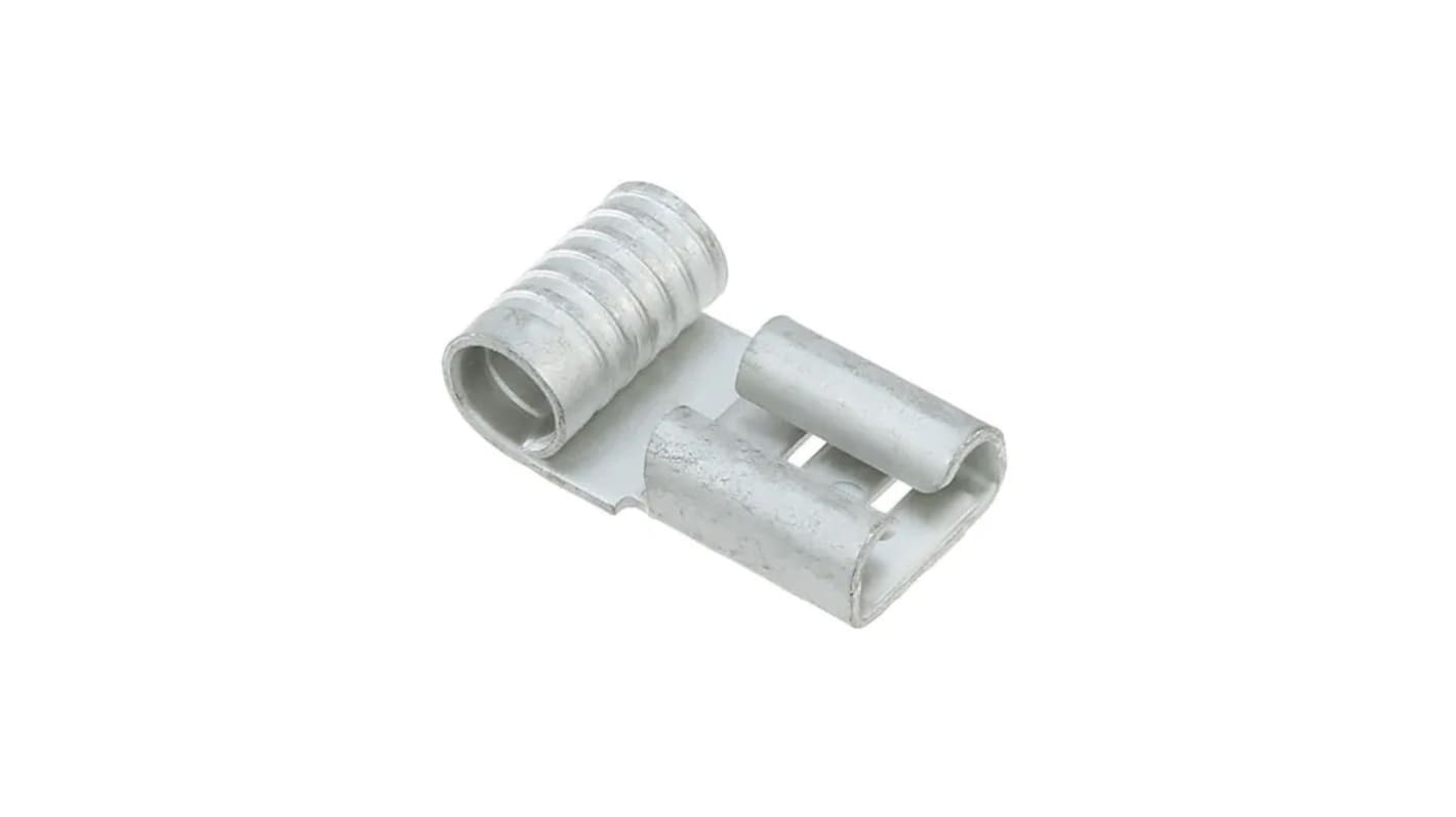 Molex 19008 Uninsulated Female Spade Connector, Flag Terminal, 6.35 x 0.81mm Tab Size